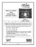 Mirage SERIES A Installation And Operating Instructions Manual preview