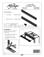 Предварительный просмотр 22 страницы Mirage SERIES A Installation And Operating Instructions Manual