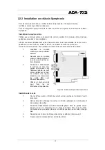 Предварительный просмотр 17 страницы Miranda ADA-702i Manual To Installation And Operation