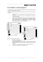 Предварительный просмотр 27 страницы Miranda ASD-711i Manual To Installation And Operation