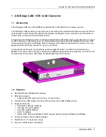 Preview for 5 page of Miranda ASI-Bridge CAM Manual To Installation And Operation