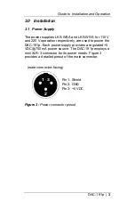 Preview for 7 page of Miranda DAC-191p Manual To Installation And Operation