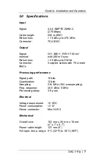 Preview for 11 page of Miranda DAC-191p Manual To Installation And Operation