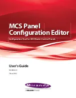 Miranda iMC-Panel-100 User Manual предпросмотр