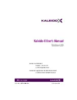 Miranda Kaleido-X (4RU) User Manual preview