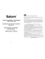 Предварительный просмотр 14 страницы Miranda Saturn ST-EC7774 Owner'S Manual