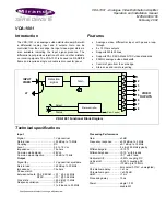 Miranda VDA-1001 Operation And Installation Manual предпросмотр