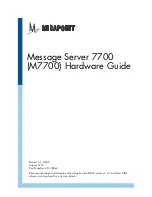 Preview for 1 page of Mirapoint 7700 Series Hardware Manual