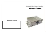 Preview for 1 page of MIRAX MDVR-301 Installation Manual