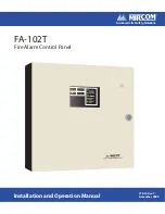 Mircom FA-102T Installation And Operation Manual preview