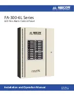 Preview for 1 page of Mircom FA-300-6L Series Installation And Operation Manual