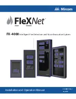 Mircom FleX-Net FX-4000 Installation And Operation Manual preview