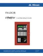 Mircom FX-LOC Installation And Operation Manual preview