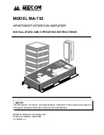 Mircom MA-792 Installation And Operating Instructions Manual preview