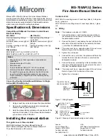 Mircom MS-700AP Series Manual preview