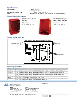 Preview for 2 page of Mircom MS-700ID SERIES Operating Instructions