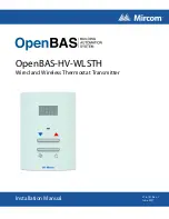 Предварительный просмотр 1 страницы Mircom OpenBAS-HV-WLSTH Installation Manual