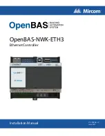 Mircom OpenBAS-NWK-ETH3 Installation Manual preview