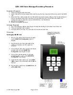 Предварительный просмотр 3 страницы Mircom QDV-1000 Manual