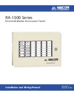 Предварительный просмотр 1 страницы Mircom RA-1000 Series Installation And Wiring Manual