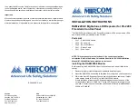 Preview for 1 page of Mircom RAM-2200-8 Installation Instructions