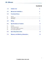 Preview for 3 page of Mircom RAM-300LCD Series Installation And Operation Manual