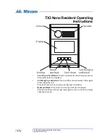 Предварительный просмотр 1 страницы Mircom TX3 Nano Operating Instructions