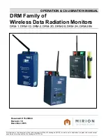 Mirion Technologies DRM Series Operation & Calibration Manual preview