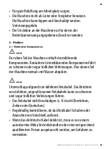 Preview for 65 page of MIRKA 1230 M AFC Operating Instructions Manual