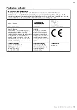 Предварительный просмотр 15 страницы MIRKA CEROS150NV Operating Instructions Manual