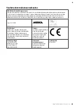 Предварительный просмотр 43 страницы MIRKA CEROS150NV Operating Instructions Manual