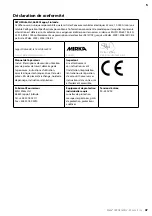 Предварительный просмотр 47 страницы MIRKA CEROS150NV Operating Instructions Manual