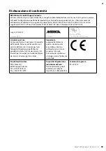 Предварительный просмотр 59 страницы MIRKA CEROS150NV Operating Instructions Manual