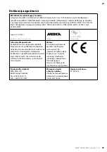 Предварительный просмотр 79 страницы MIRKA CEROS150NV Operating Instructions Manual