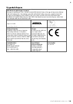 Предварительный просмотр 103 страницы MIRKA CEROS150NV Operating Instructions Manual