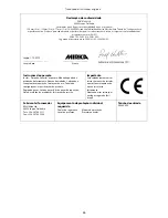 Preview for 66 page of MIRKA CEROS325CV Operating Instructions Manual