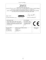 Preview for 78 page of MIRKA CEROS325CV Operating Instructions Manual