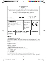 Предварительный просмотр 21 страницы MIRKA ceros550 cv Operating Instructions Manual