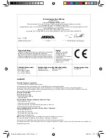 Preview for 41 page of MIRKA ceros550 cv Operating Instructions Manual