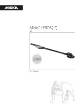 Preview for 1 page of MIRKA LEROS 950CV Operating Instructions Manual