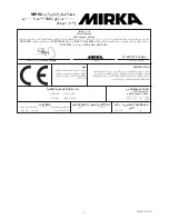 Предварительный просмотр 7 страницы MIRKA MR-34 Operating Instructions Manual