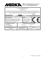 Предварительный просмотр 29 страницы MIRKA MR-34 Operating Instructions Manual