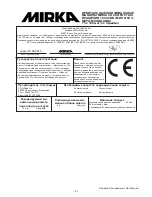 Предварительный просмотр 163 страницы MIRKA MR-34 Operating Instructions Manual