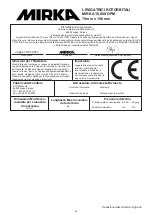 Предварительный просмотр 26 страницы MIRKA MR-38CV Operating Instructions Manual