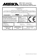 Предварительный просмотр 75 страницы MIRKA MR-38CV Operating Instructions Manual