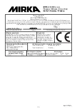 Предварительный просмотр 173 страницы MIRKA MR-38CV Operating Instructions Manual