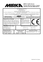 Preview for 11 page of MIRKA OS 383CV Manual