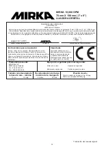 Preview for 35 page of MIRKA OS 383CV Manual