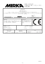 Preview for 119 page of MIRKA OS 383CV Manual