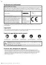 Preview for 48 page of MIRKA PBS 10NV Operating Instructions Manual